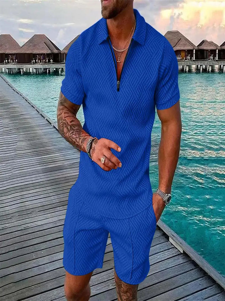 Polo shirt and shorts for men 8