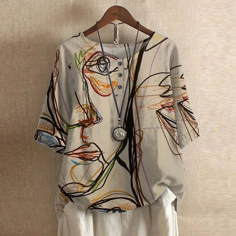 Women's Retro Inspired Blouse