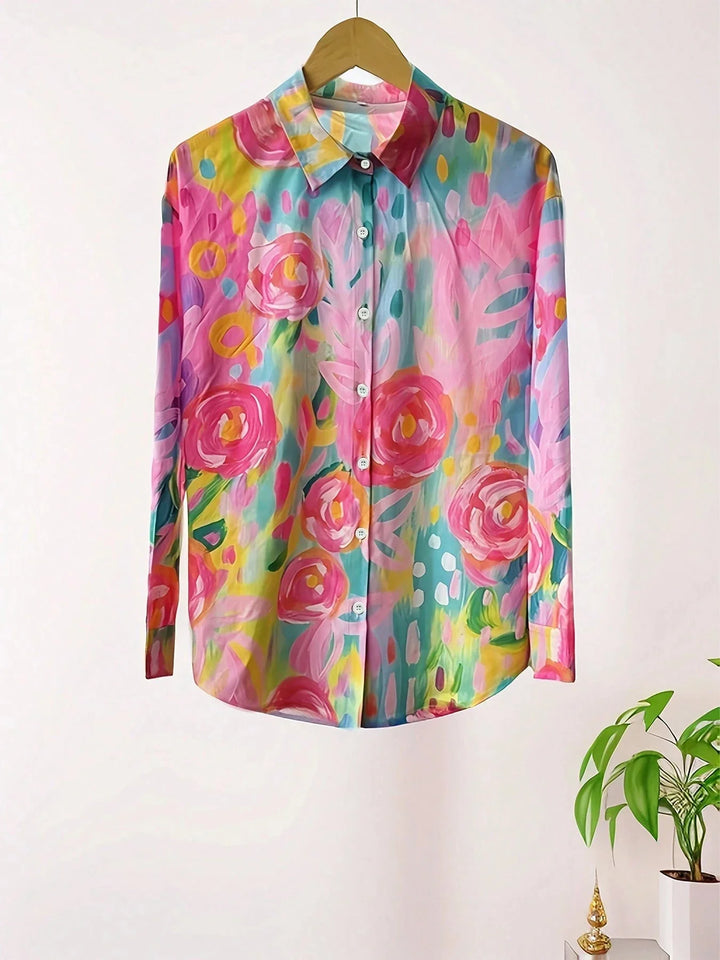 Women's Printed Blouse Relaxed Fit