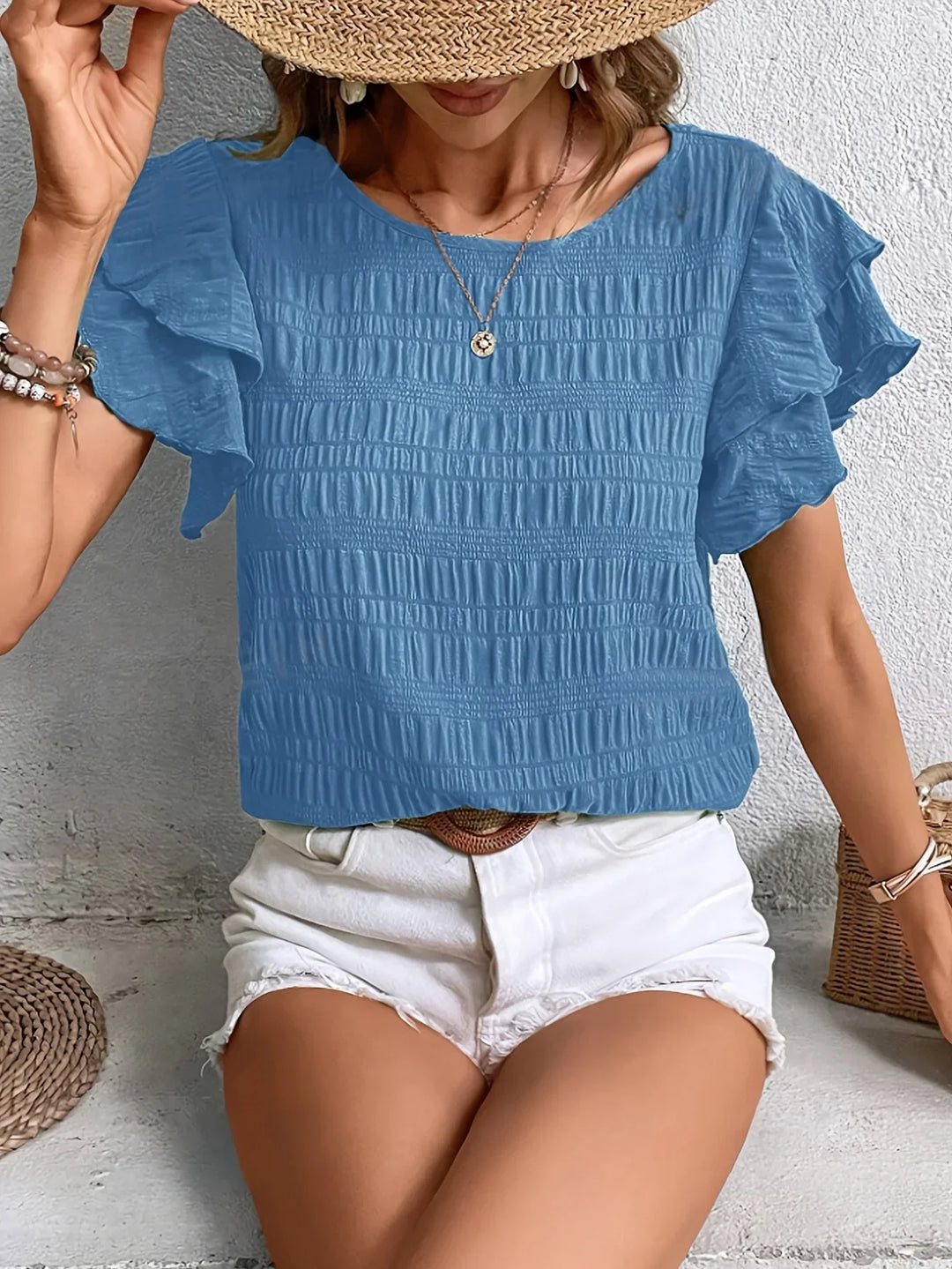 Women's Ruffle Detail Blouse