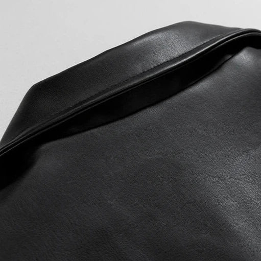 Oversized Bomber Jacket with Zip Closure and Streetwear Style for Men