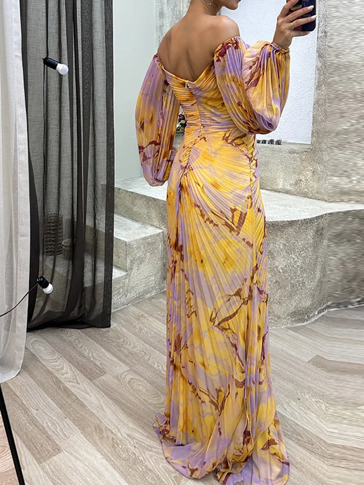 Women's Lace V-Neck Wedding Maxi Dress