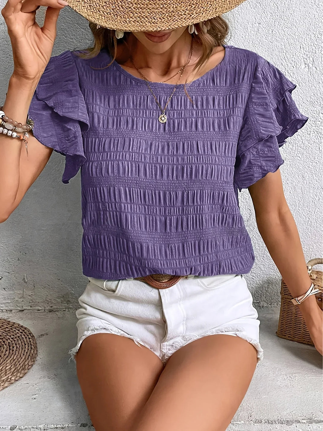 Women's Ruffle Detail Blouse