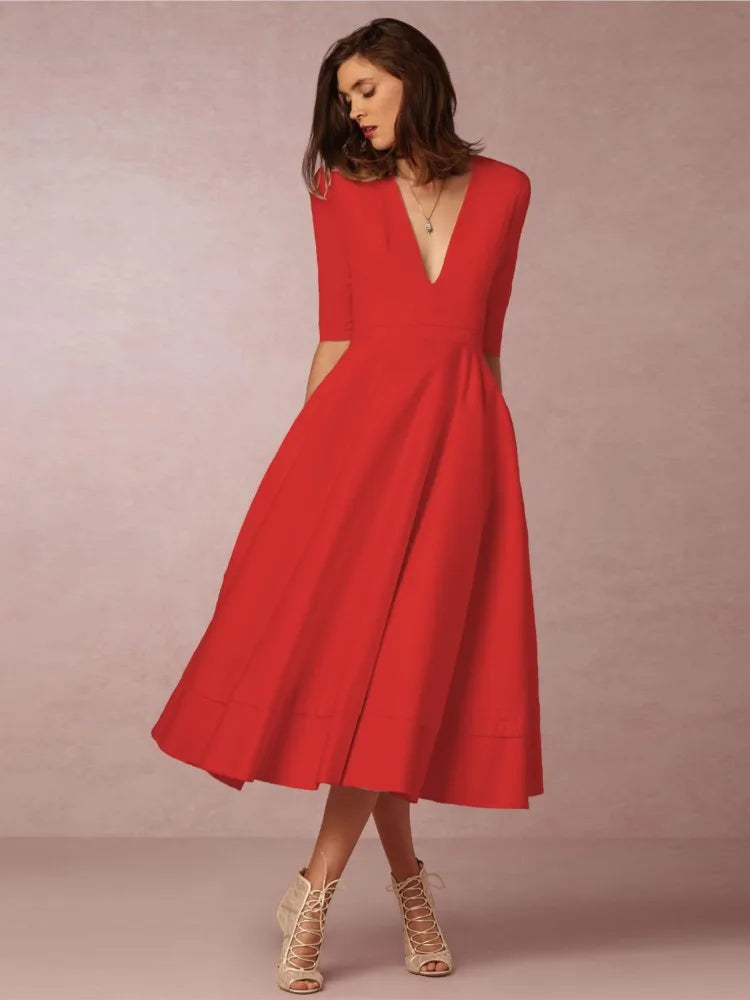 Elegant evening dress for women | Midi 3