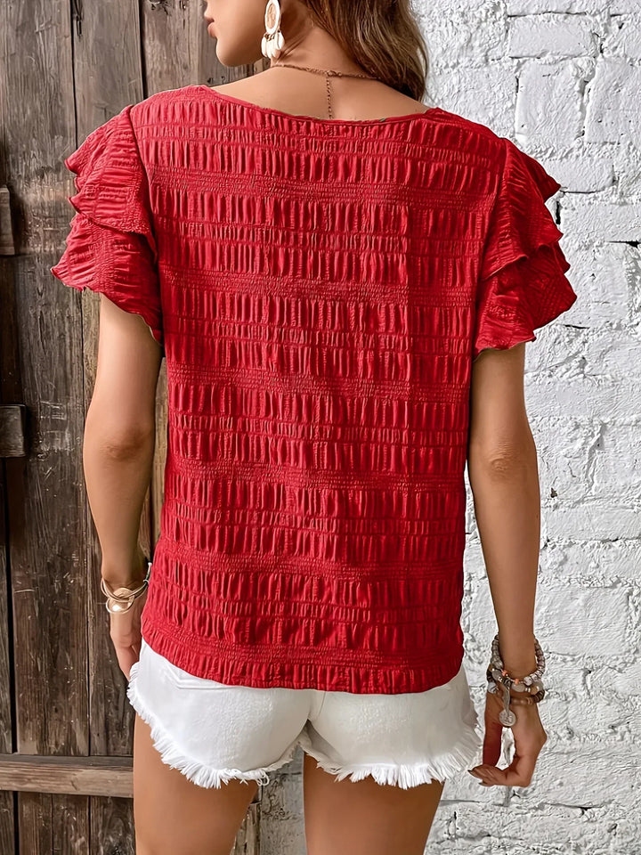 Women's Ruffle Detail Blouse