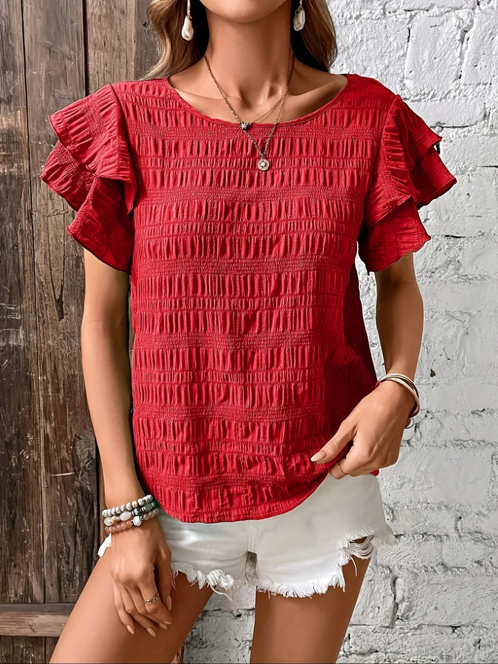 Women's Ruffle Detail Blouse
