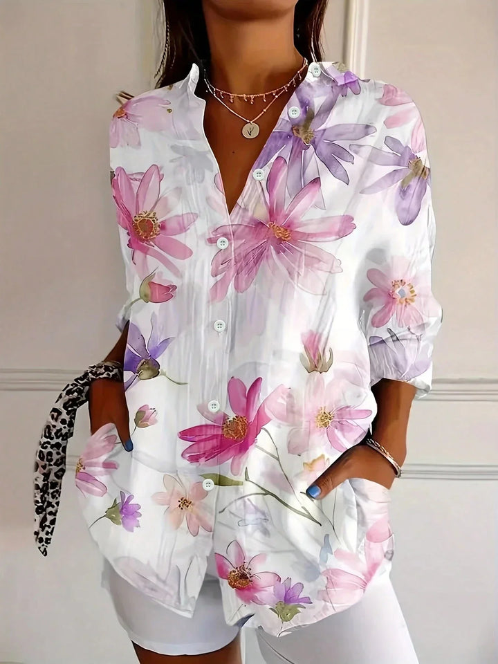 Women's Printed Blouse Relaxed Fit