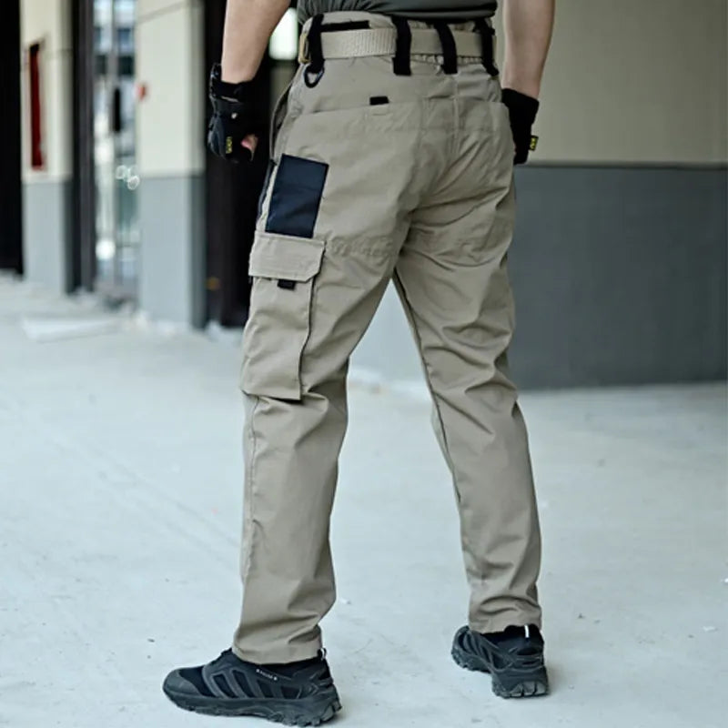 Camouflage Cargo Trousers with Multi Pocket Design for Men