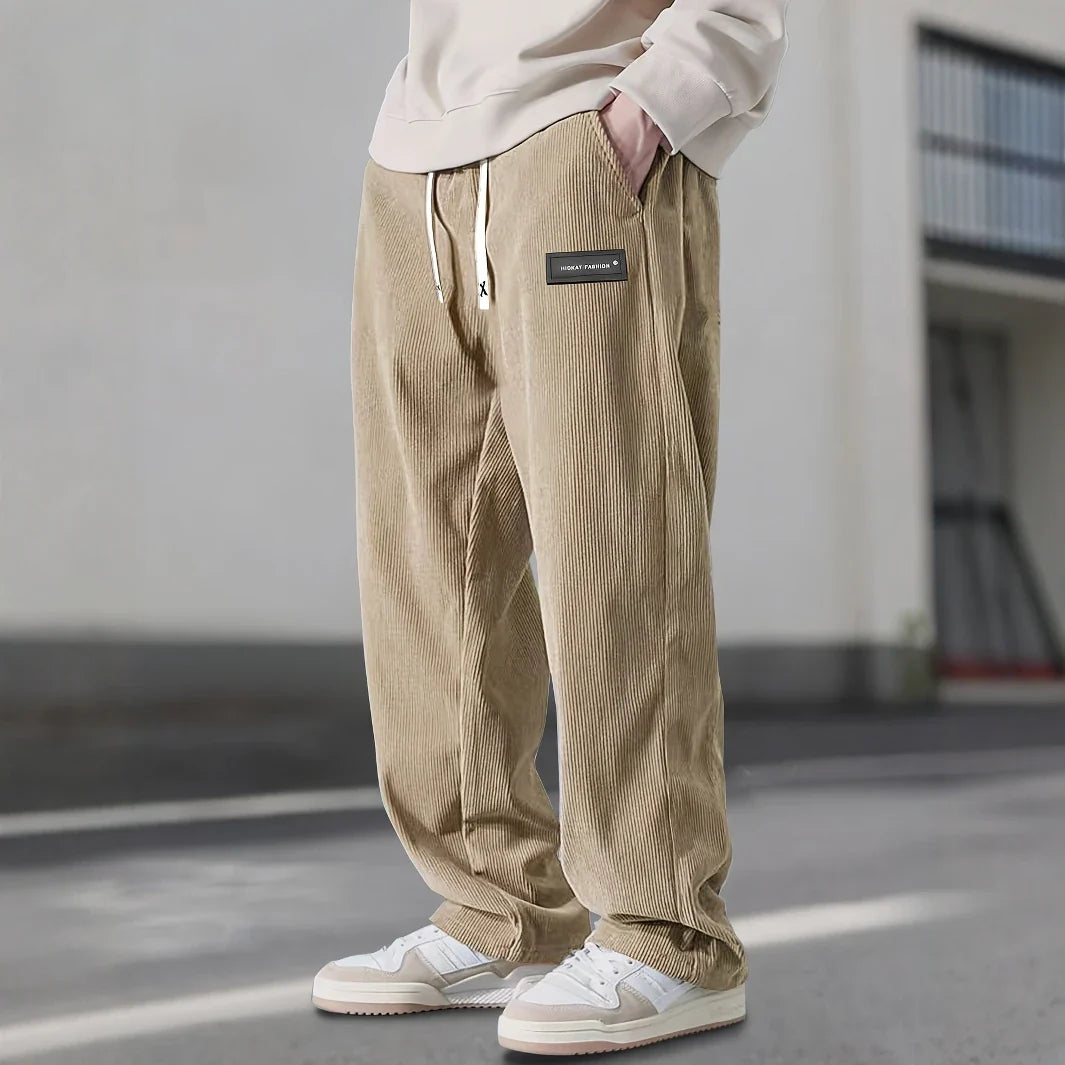 Casual Straight Leg Pants for Men