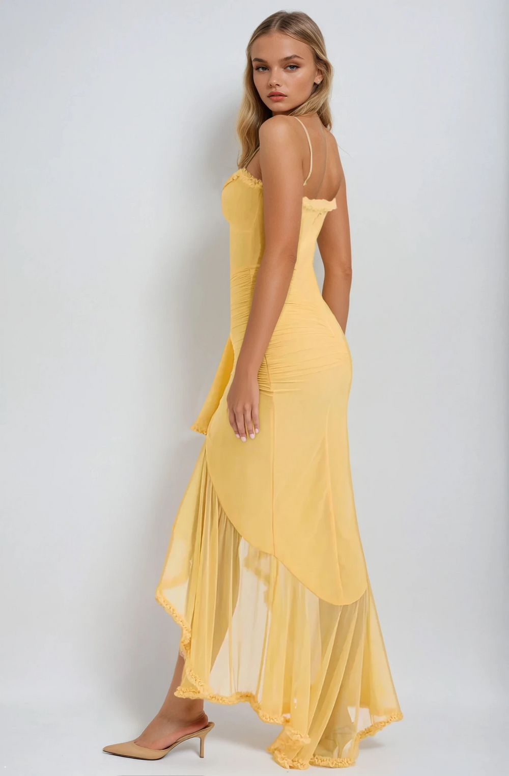 Women's Ruffled Evening Gown | Elegant Formal Dress 2