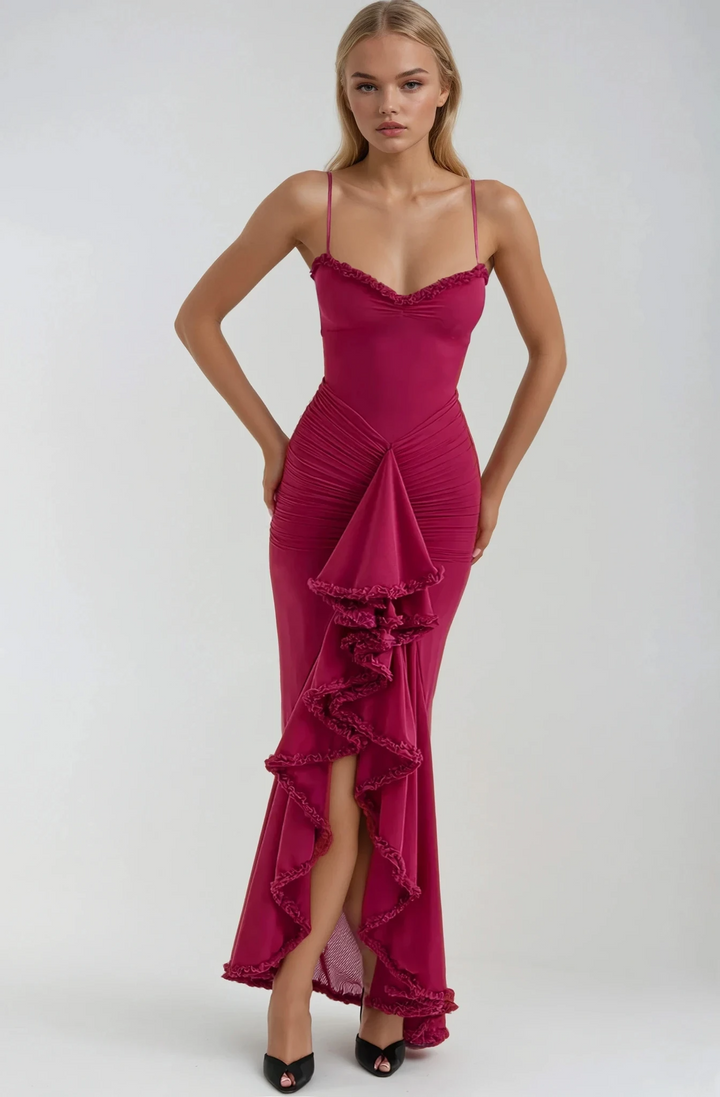 Women's Ruffled Evening Gown | Elegant Formal Dress 5