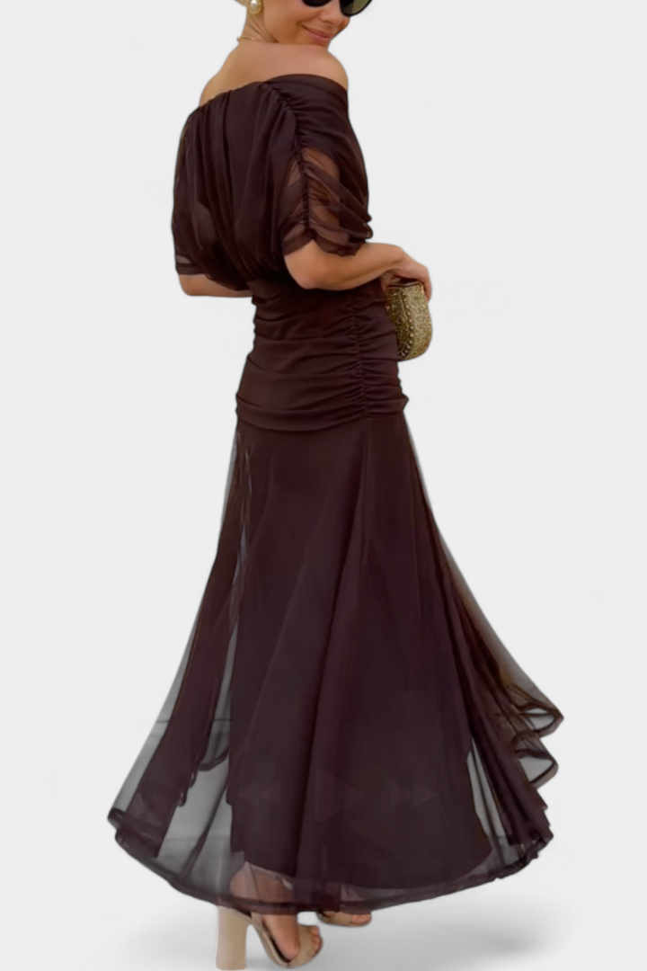 Women's Floral V-Neck Maxi Dress