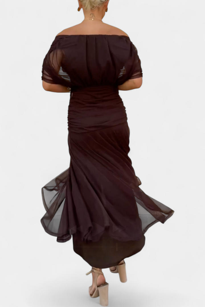 Women's Floral V-Neck Maxi Dress