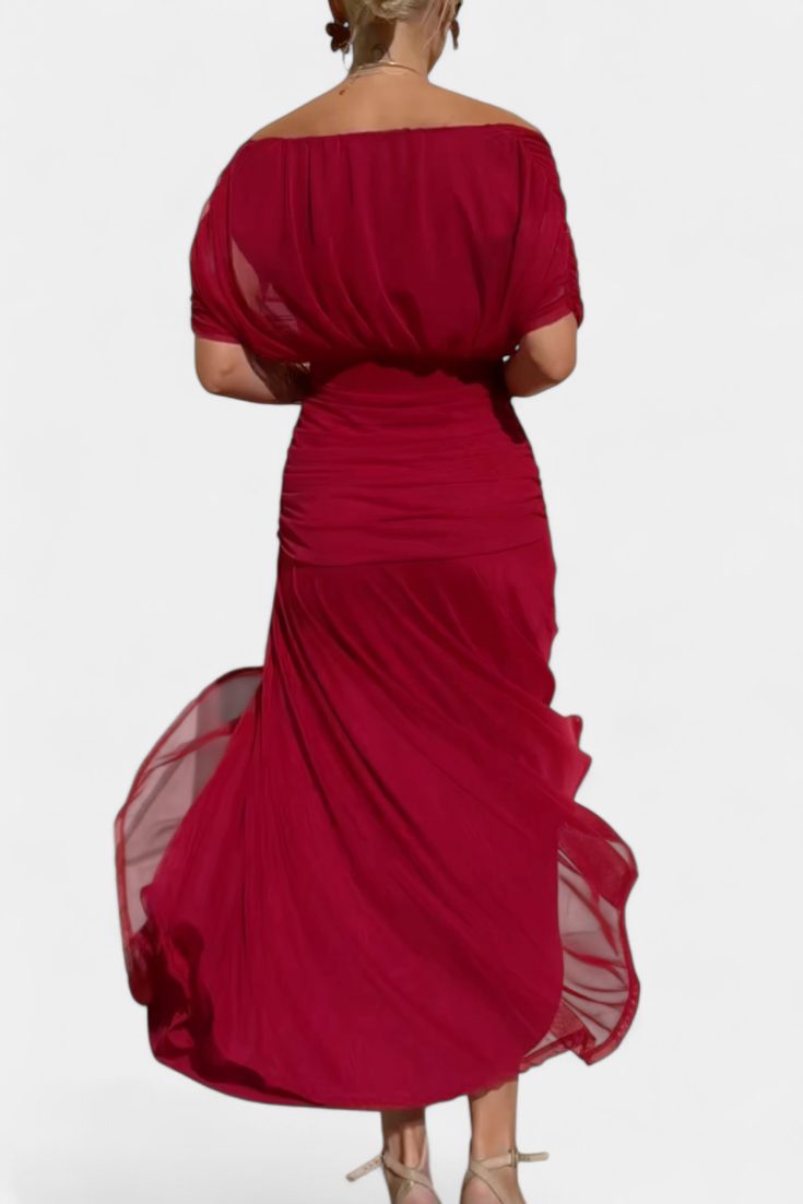 Women's Floral V-Neck Maxi Dress