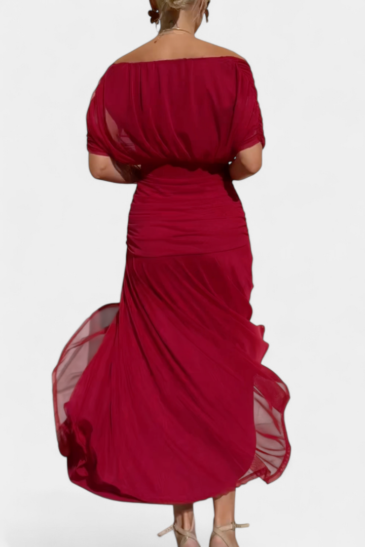 Women's Floral V-Neck Maxi Dress