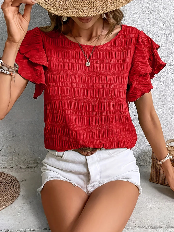 Women's Ruffle Detail Blouse