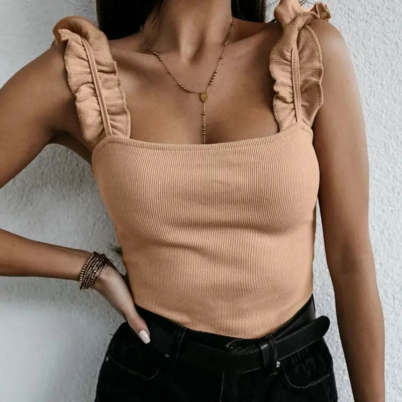 Women's Ruffled Summer Top