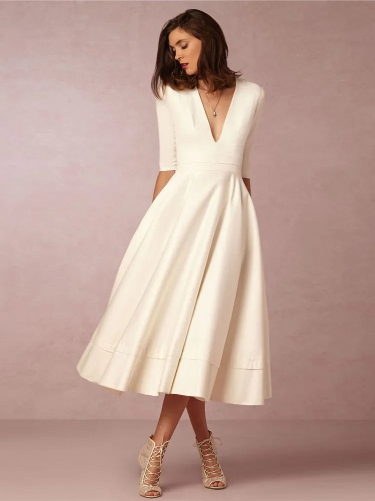 Elegant evening dress for women | Midi 2
