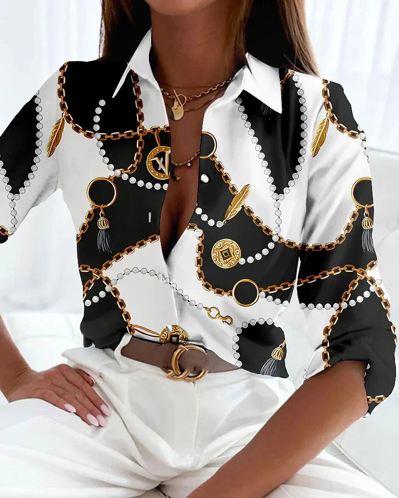 Women's Contemporary Print Blouse