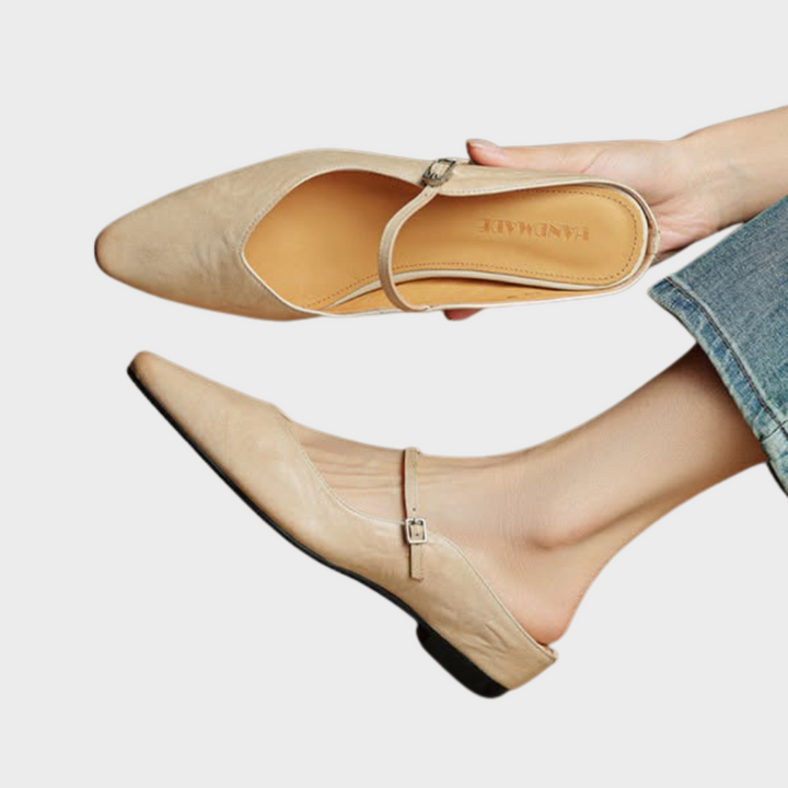 Genuine Leather Mules