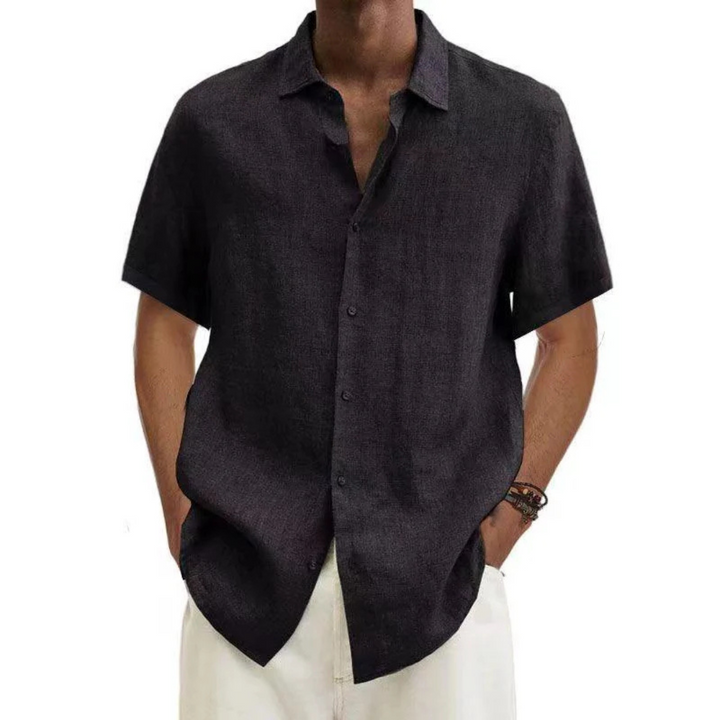 Short -sleeved, casual button down shirt for men | Summer 1
