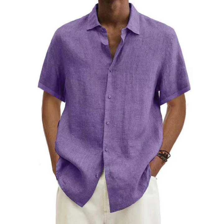 Short -sleeved, casual button down shirt for men | Summer 2