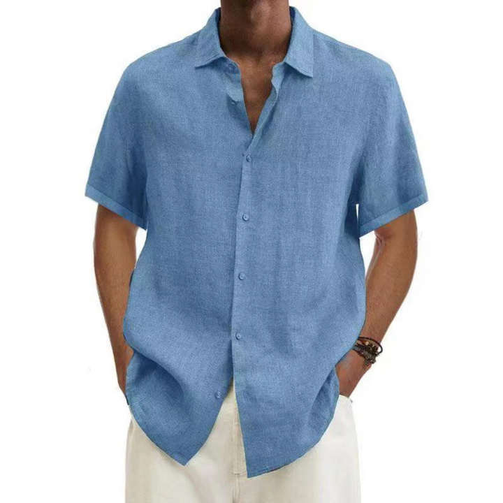 Short -sleeved, casual button down shirt for men | Summer 5