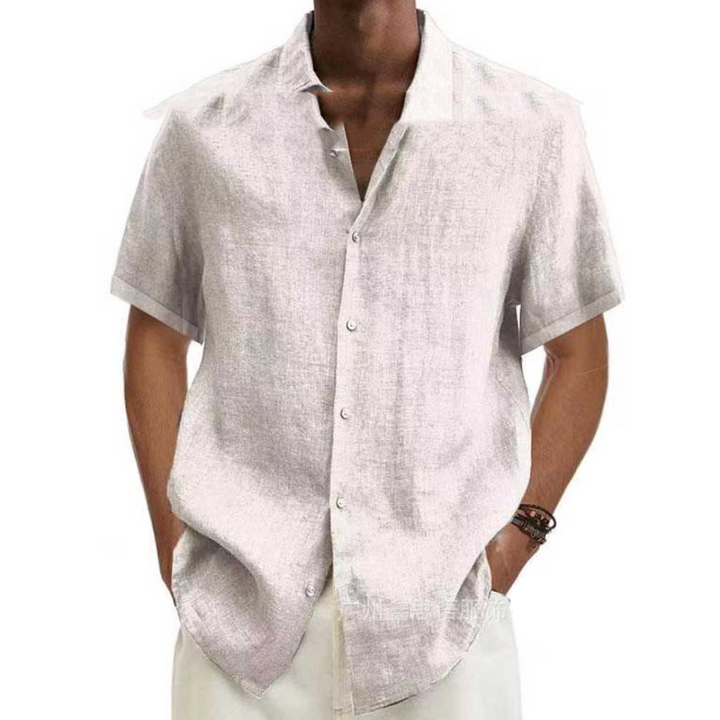 Short -sleeved, casual button down shirt for men | Summer 7