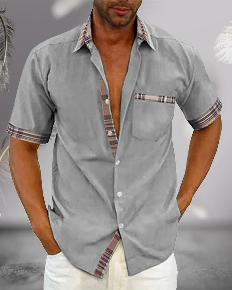 Short sleeve shirt for men 2