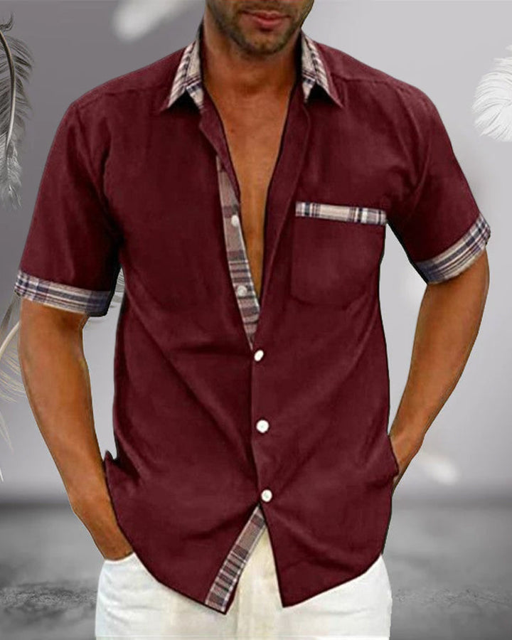 Short sleeve shirt for men 6