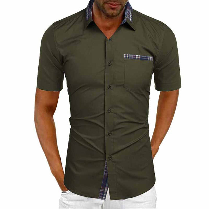 Short sleeve shirt for men 8