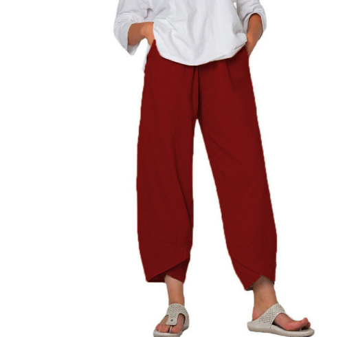 Slightly shortened pants for women | Summer 3