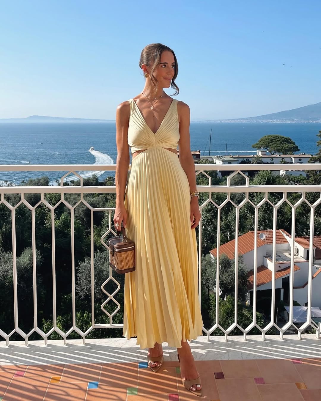 Women's V-Neck Evening Wedding Maxi Dress