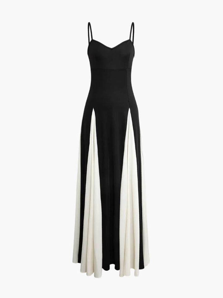 Women's Contrast Detail Maxi Dress