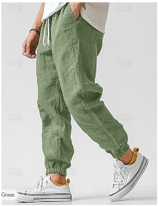 Steffen | Men's cargo pants made of linen and cotton 2