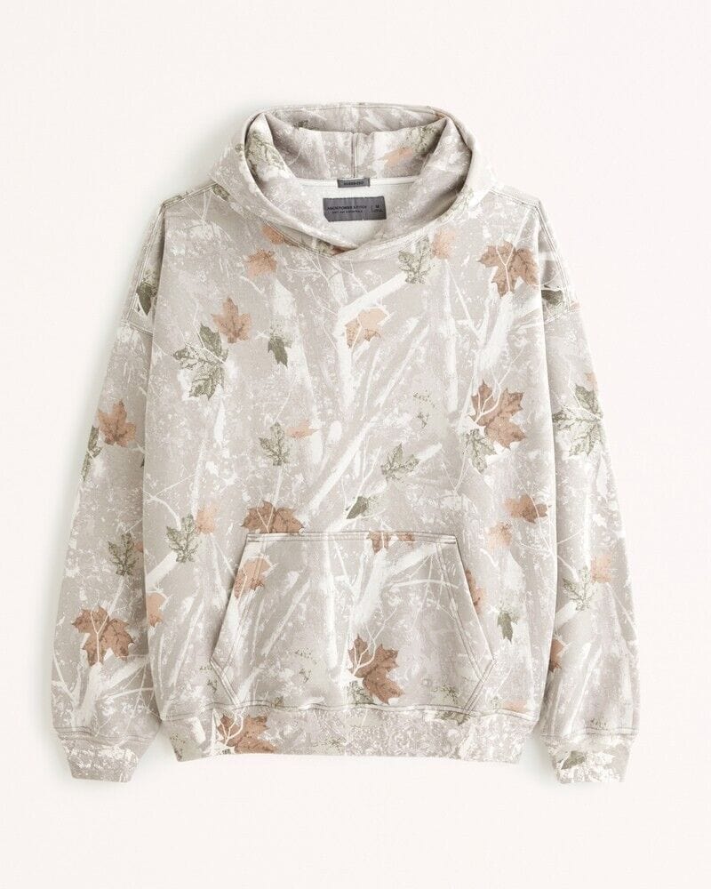 Sweater with a hood and stylish "with love" logo on the back 0