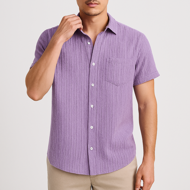Men’s Short Sleeve Button Shirt | Coastal Casual