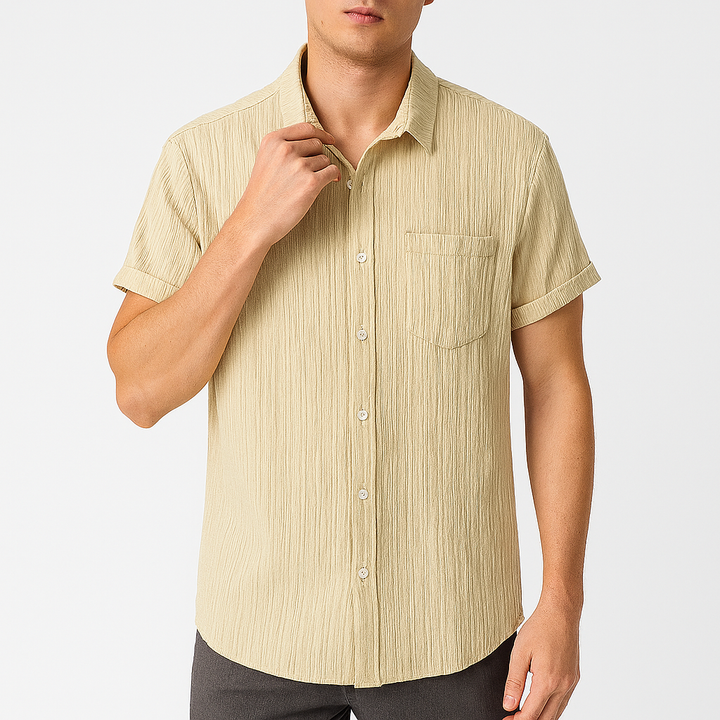 Men’s Short Sleeve Button Shirt | Coastal Casual