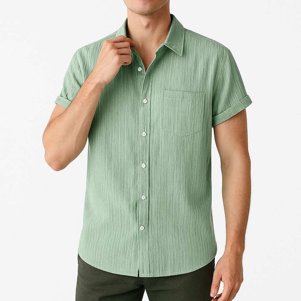 Men’s Short Sleeve Button Shirt | Coastal Casual