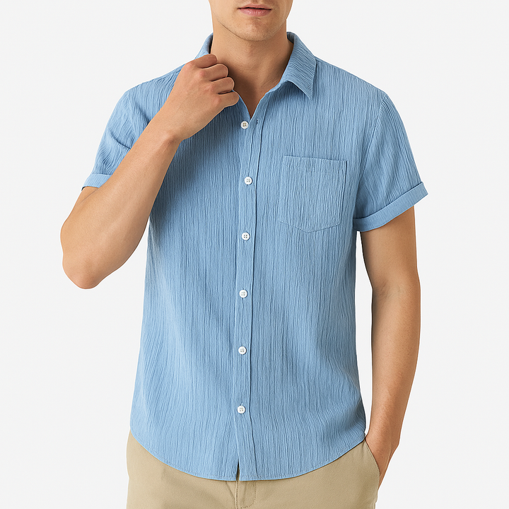 Men’s Short Sleeve Button Shirt | Coastal Casual