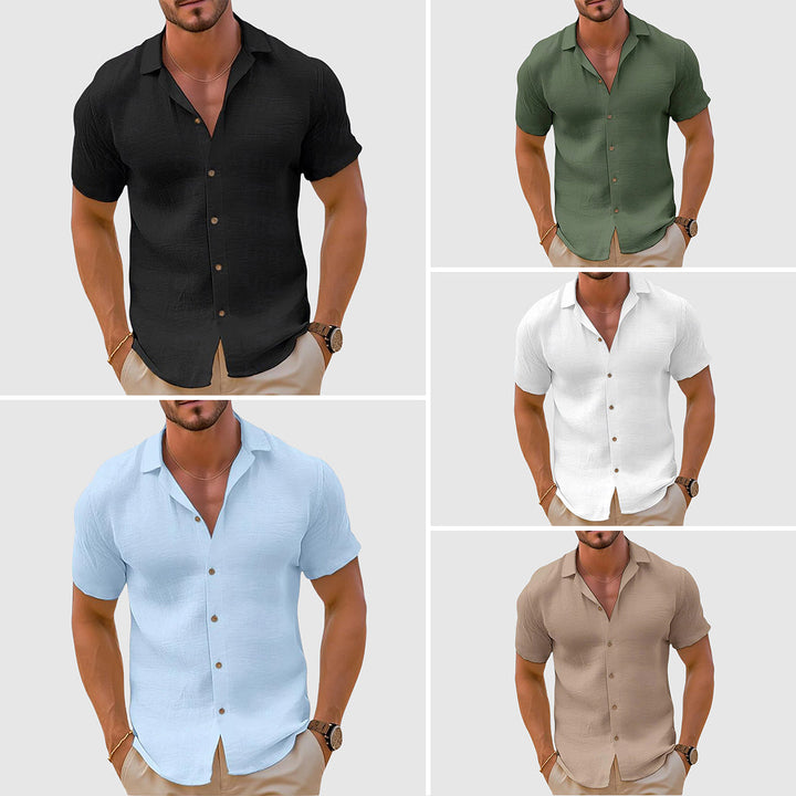 Men’s Short Sleeve Button Shirt | Relaxed Summer