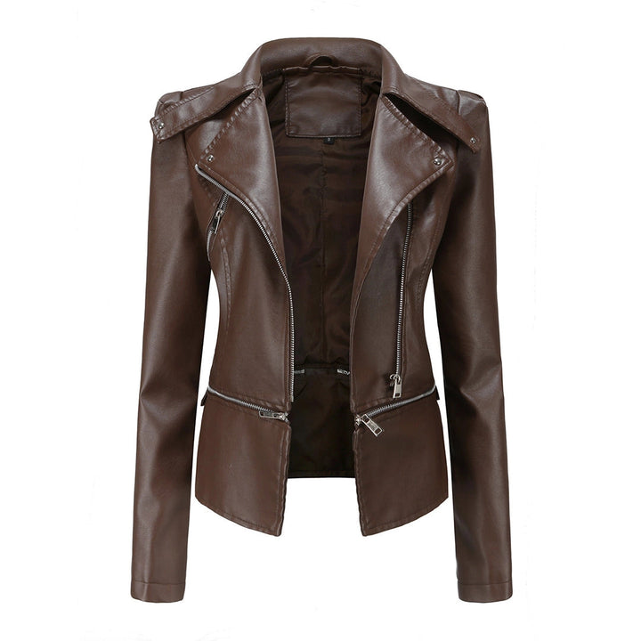 Peplum Jacket with Shaped Waist and Structured Design for Women