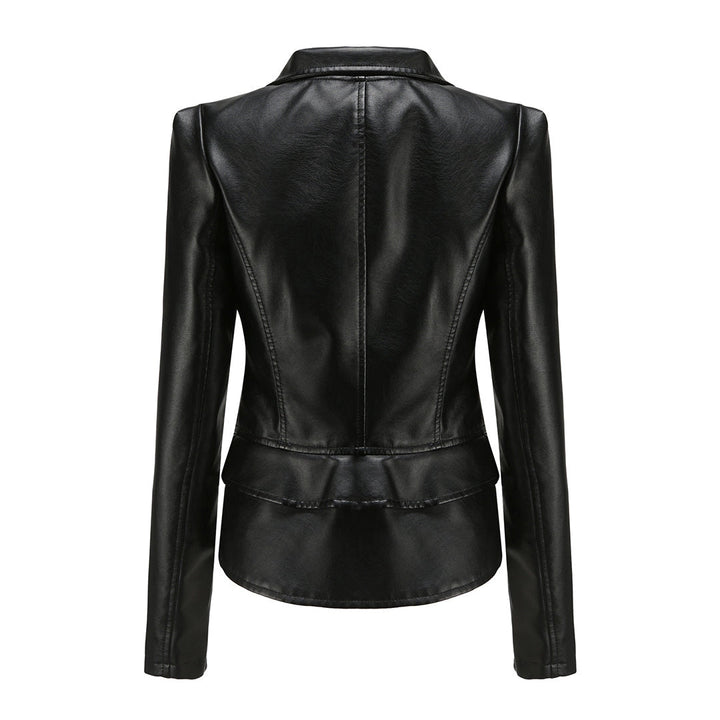 Peplum Jacket with Shaped Waist and Structured Design for Women