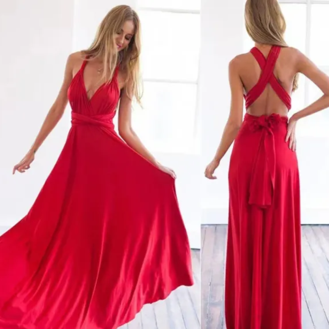 Elegant Wrap Maxi Dress | Light, Flowy and Perfect for Any Occasion