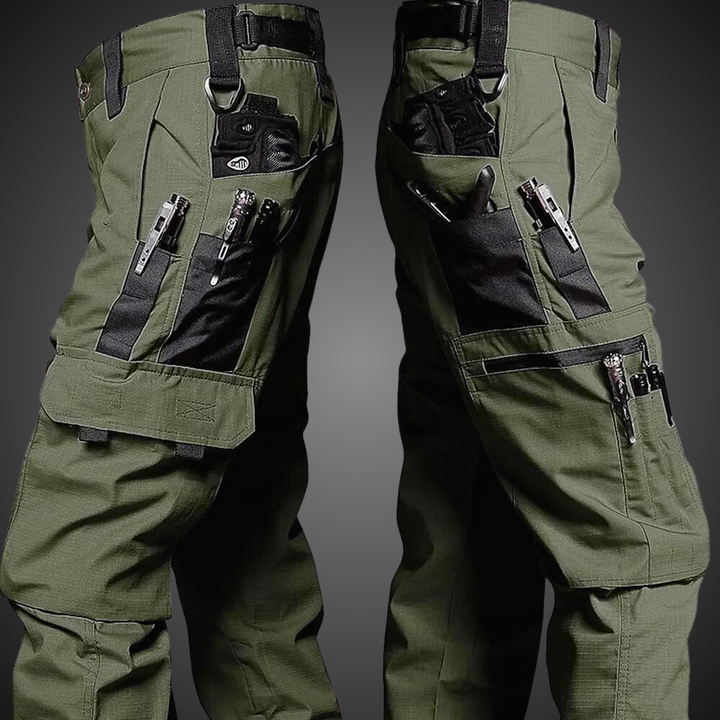 Camouflage Cargo Trousers with Multi Pocket Design for Men