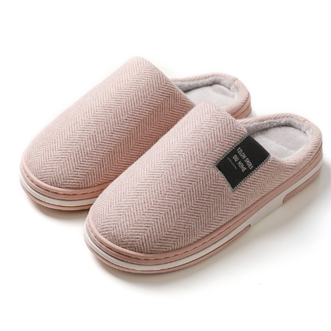 Unisex Indoor Slippers with Classic Shape and Slip On Design