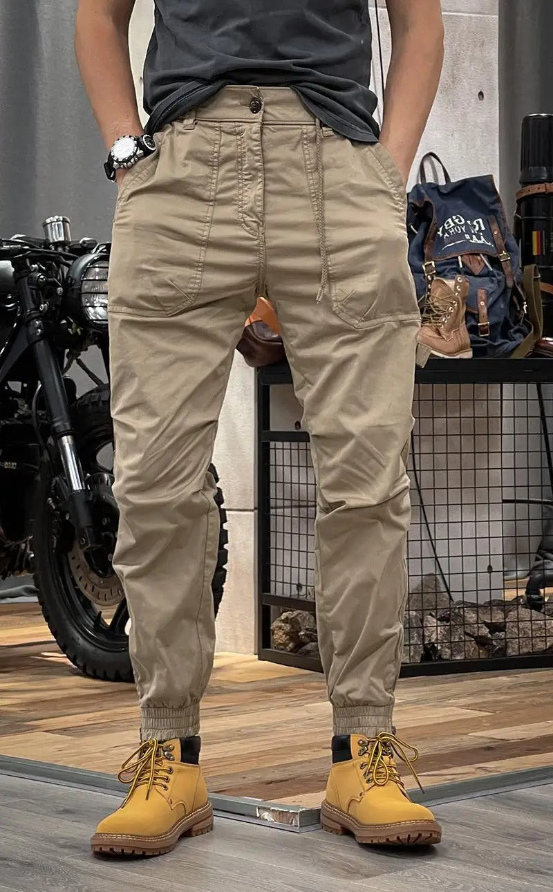Cargo Trousers with Pocket Options and Clean Cut for Men