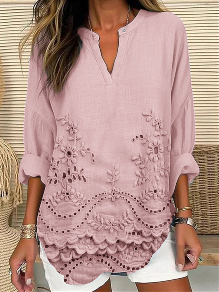 Valona - Elegant Printed Top 1