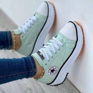 Megan | Women's Chunky Sneakers Lace Up Casual