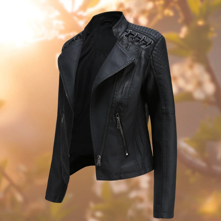 Classic Jacket with Clean Structure and Regular Shape for Women
